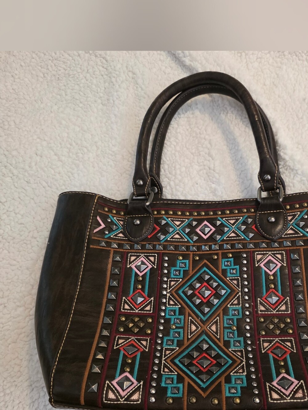 Montana West Conceal And Carry Womens Western Aztec Purse